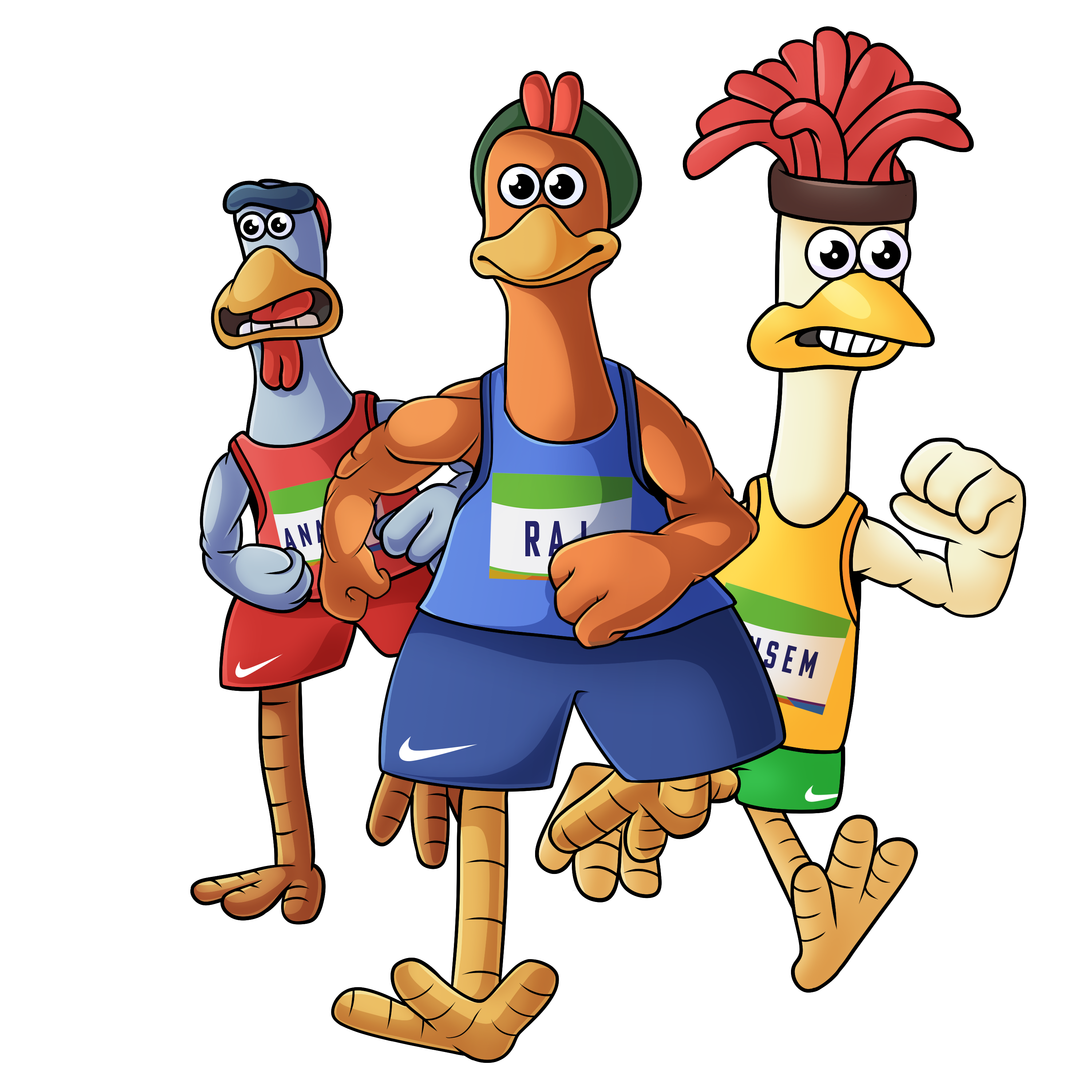 Chicken Run Illlustration